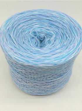 100%纯棉 中细长绒棉 多彩艺术棉儿童毛衣围巾线四季可用 2团包邮