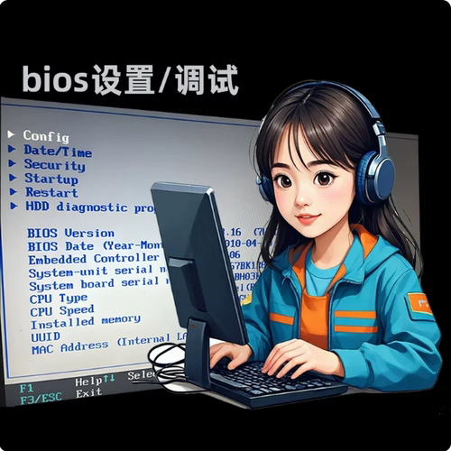 电脑远程bios启动设置安全启动开启游戏故障修复cpu虚拟化开启