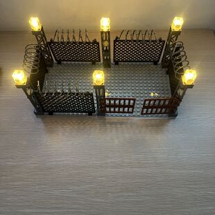 兼容积木二战军士兵人仔监狱哨所瞭望台哨塔哨岗拼装男孩玩具