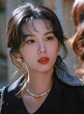 你好1983夏晓兰周也同款天然淡水珍珠项链女款高级轻奢锁骨链