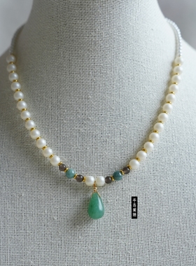 千与蜀锦人家季英英谭松韵同款项链璎珞玉石珍珠古风汉服配饰