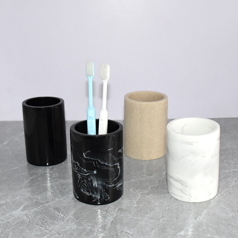 漱口杯北欧酒店浴室简约树脂卫浴洗漱刷牙杯牙缸创意情侣刷牙杯子