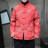 2025冬季风棉衣青年复古刺绣唐装加厚潮流棉服男MY2317-P155，男装棉衣，电商A118