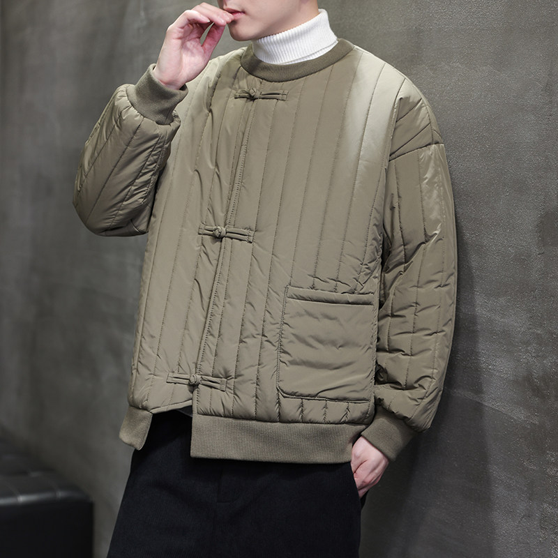 2025冬季风棉衣唐装加厚套头复古棉服外套男A118-MY2306P135,男装棉衣,电商A118