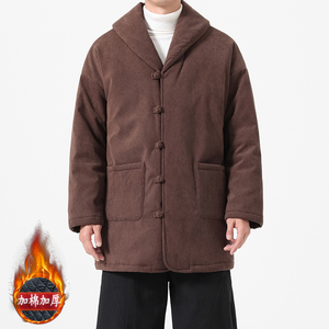 冬季风唐装棉衣中式复古加厚棉袄男A118-MY6608P175抖音控298，男装棉衣，电商A118