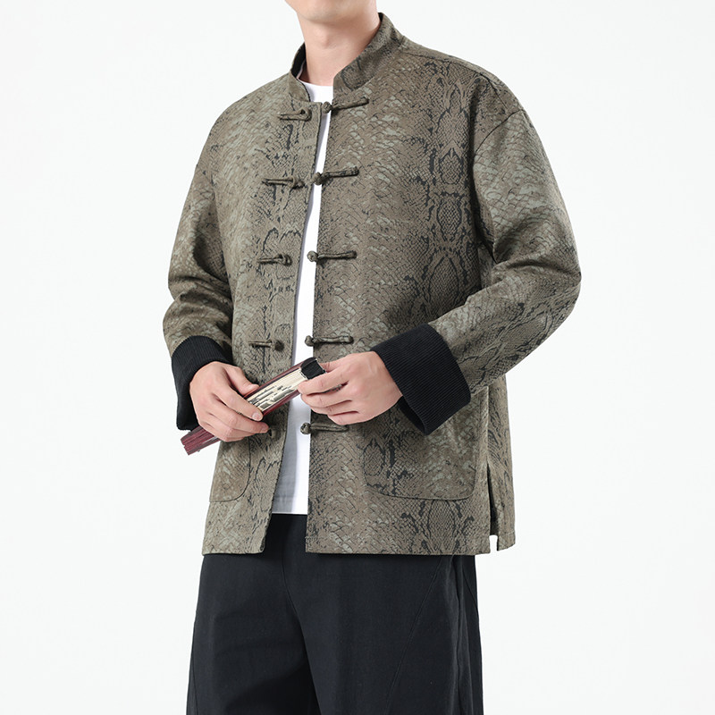 2025春季风男装夹克复古唐装青年汉服中式外套A118-A8821P120,男装夹克,电商A118