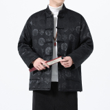 冬季风唐装棉衣复古保暖加厚大码男士外套A118-MY6610P145，男装棉衣，电商A118