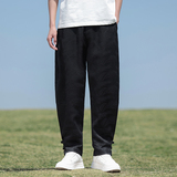 春夏风男装宽松束脚哈伦裤提花大码休闲裤长裤A118-K110P75，男装休闲裤，电商A118