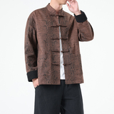 秋季风男装夹克唐装汉服复古中式大码蟒纹外套A118-A8821P120，男装夹克，电商A118
