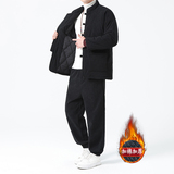 冬季风中式复古唐装棉衣保暖灯芯绒加厚棉袄男A118-TZ010P200，男装棉衣，电商A118