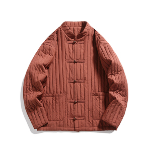春季风新中式夹克唐装汉服复古铜扣大码外套男A118-A8812P115图片