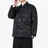 冬季风唐装棉衣复古保暖加厚大码男士外套A118-MY6610P145，男装棉衣，电商A118