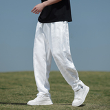 春夏风青年男装新中式宽松束脚提花大码休闲裤A118-K110P75，男装休闲裤，电商A118