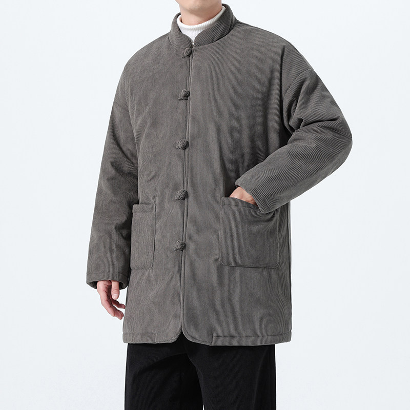 冬季风唐装棉衣大码复古中式保暖加厚外套男A118-MY6609P165,男装棉衣,电商A118