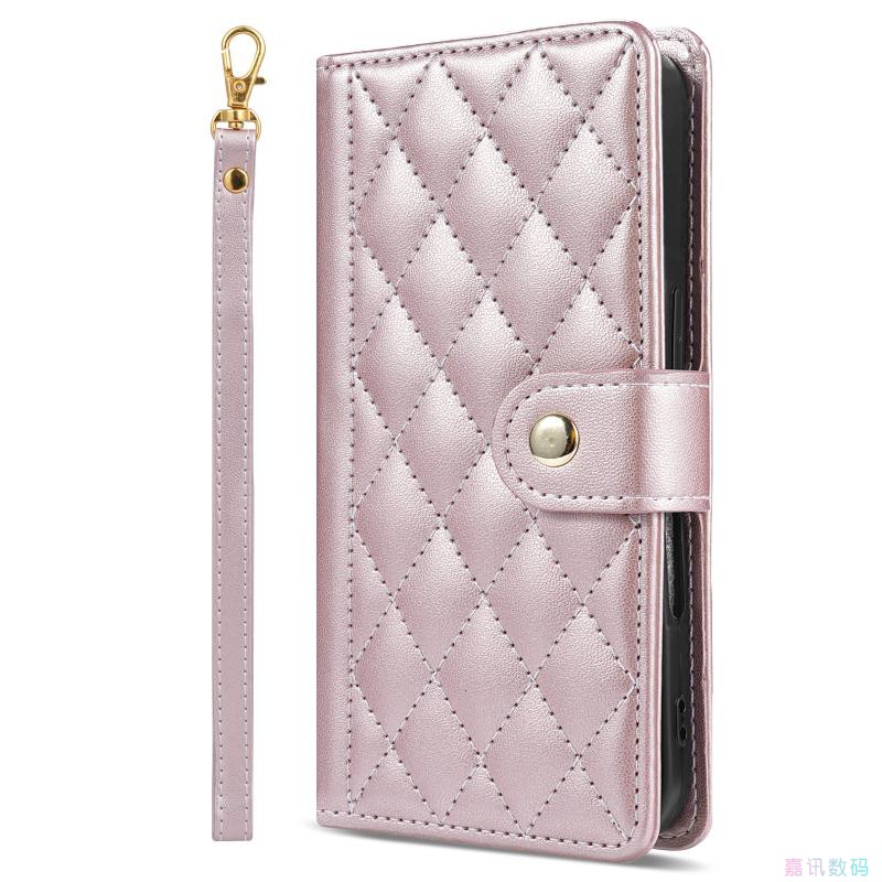 香风玫瑰金适用GalaxyA16/A26/A36/A56 5G三星翻盖手机壳A15/A25/A35/A55/A14/A34/A54皮套防摔保护套电话壳