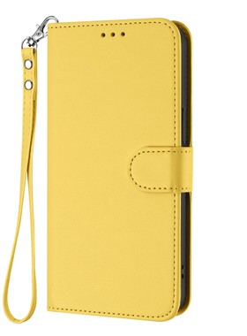 黄色适用IPhone17/16/15/14/13/12/11promax/Plus苹果翻盖手机壳Mini/Se/X/XR/XS/8防摔保护套电话壳