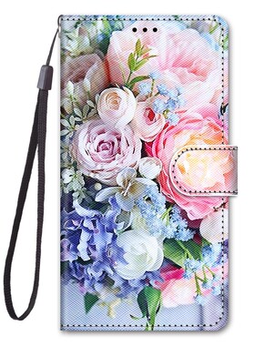 彩花束适用GalaxyA17/A27/A37/A57/ 5G三星翻盖手机壳A16/A26/A36/A56/A35/A55皮套防摔保护套电话壳