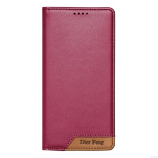 纯色红适用GalaxyA07/A17/A27/A37/A57/ 5G三星翻盖手机壳防盗刷A16/A26/A36/A56/A35/A55皮套电话壳