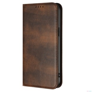 A57 皮套壳 A55 A56 A17 A37 5G防盗刷三星翻盖手机壳A15 A16 A06 A35 棕色适用GalaxyA07 A26 A25 A36