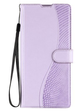 紫色适用GalaxyS25/S24/S23/S22/S21/S20 ULTRA/Plus+/FE三星翻盖手机壳S10皮套保护套电话壳