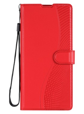 红色适用GalaxyS25/S24/S23/S22/S21/S20 ULTRA/Plus+/FE三星翻盖手机壳S10皮套保护套电话壳