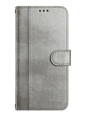 灰色适用IPhone17/16/15/14/13/12/11promax/Plus苹果翻盖手机壳Mini/Se/Air防摔保护套电话壳