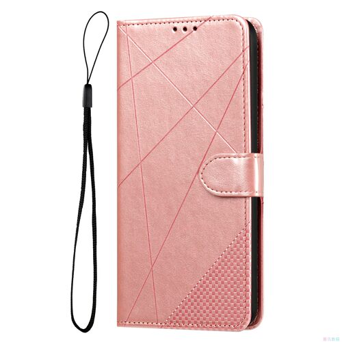 线型粉适用GalaxyS26/S25/S24/S23/S22/S21/S20 ULTRA/Plus+/FE三星翻盖手机壳S10/S9/S8皮套壳