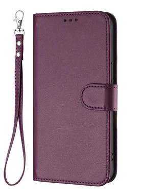 深紫色适用GalaxyS25/S24/S23/S22/S21 Ultra/Plus+/FE 5G三星翻盖手机壳S20/S10 4G皮套防摔保护套电话壳