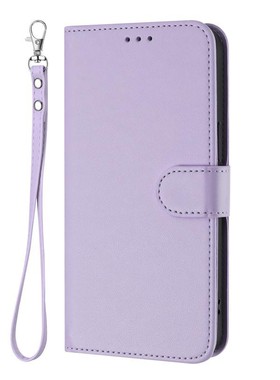 浅紫色适用GalaxyS25/S24/S23/S22/S21 Ultra/Plus+/FE 5G三星翻盖手机壳S20/S10 4G皮套防摔保护套电话壳