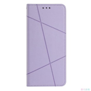 A35 A54皮套防摔保护套电话壳 A36 A34 A14 A55 A25 5G三星翻盖手机壳A15 A56 A26 线条紫适用GalaxyA16