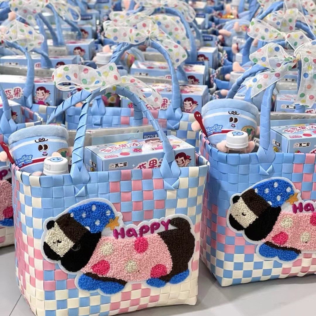 小红书同款手工编织包生日宴婚礼伴手礼篮外出拍照开业回礼篮通用,收纳整理,其他收纳篮,淘宝优惠券,粉丝福利购,淘宝优惠卷