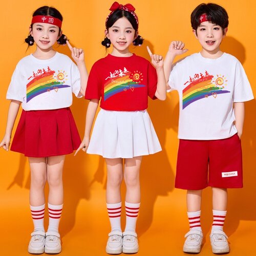 六一儿童啦啦队演出服幼儿园班服