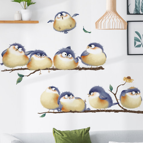 书房卧室pvc防水墙面贴画