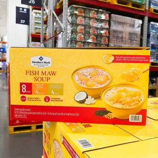 山姆代购 8碗女性滋补鱼胶甜品速食粥 豆乳椰香野米银耳花胶羹252g