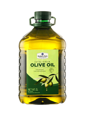 山姆MM意大利进口特级初榨橄榄油3L冷榨0反式脂肪酸凉拌沙拉油