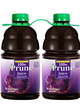 山姆代购FREQUENT美国进口西梅汁946ml*2瓶健康0脂添加100％果汁