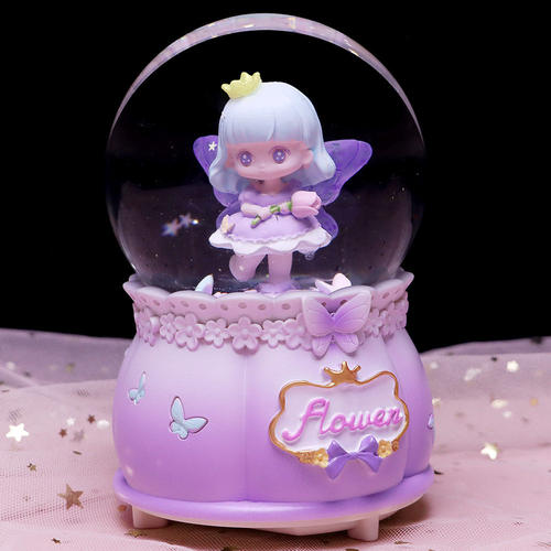 水晶球音乐盒生日儿童女孩礼物