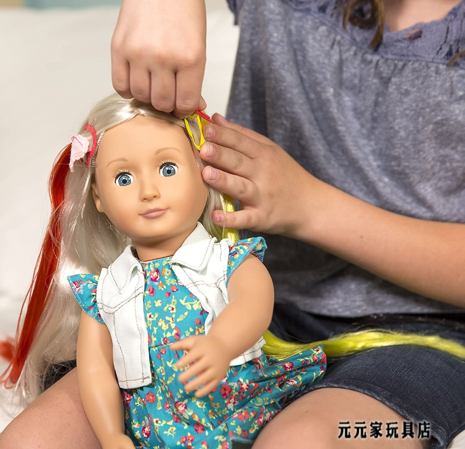 特价出口大牌高品质18寸眨眼娃娃可换衣服女孩过家家玩偶玩具礼物