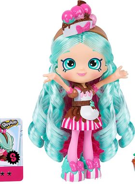 Shopkins 购物精灵玩具超市公仔化妆台冰激凌车套装女孩过家家