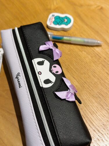 日单卡通笔袋库洛米玉桂狗PU皮