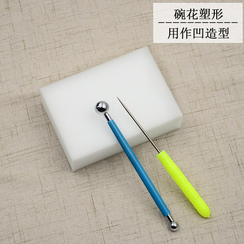 diy海绵发簪古风手工热缩片