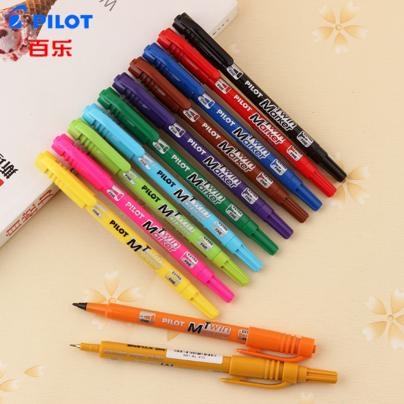 百乐日本sca-tm细头油性记号笔