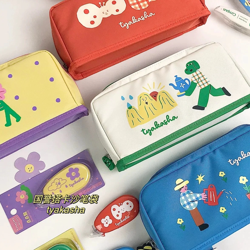 kokuyo国誉塔卡沙第三弹联名HACO笔袋高颜值大容量学生用