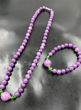 紫罗兰玉石手链项链手串