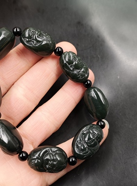 玉器八仙过海手链