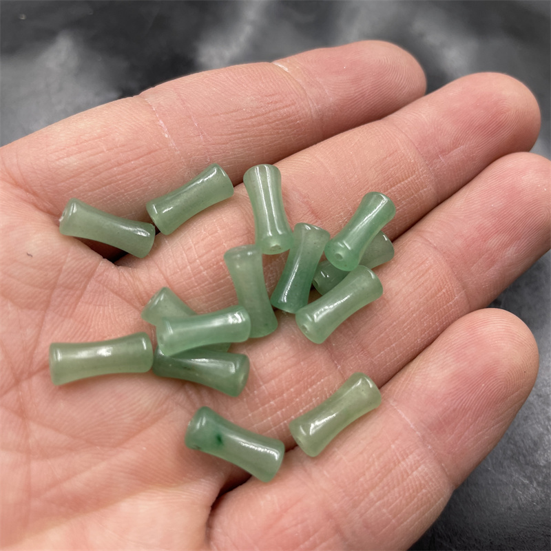 绿色东陵玉竹节散珠节节高