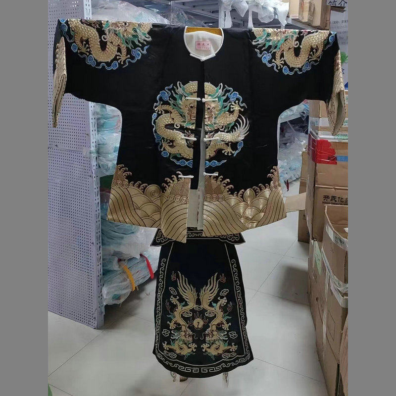 伍子胥同款马褂 京剧男武生箭衣马褂武家坡薛平贵文昭关戏曲服装