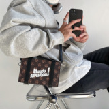 潮牌设计感盒子包男士时尚斜挎包休闲单肩包FC74-P48，鞋类箱包手腕包，星座1501