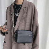 韩版ins时尚简约风挎包男女同款中性休闲单肩包FB78-P55，鞋类箱包手腕包，星座1501