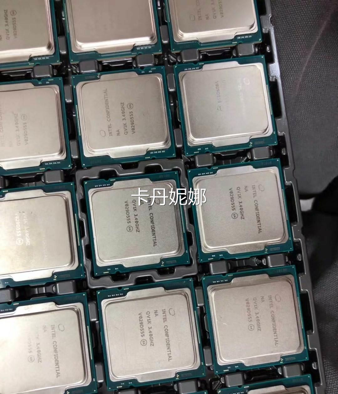 询价I9 11900k ES不显版代码QV1K，主频3.40G议价